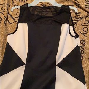 Black and Khaki Dress